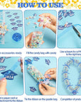 36 Set Graduation Candy Lei Making Kit,Class of 2024 Graduation Hawaiian Candy Lei Bags,Candy Lei Tubing Kit Gift Ribbon Present for Graduation Party Supplies
