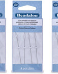 Beadalon Collapsible Eye Needles 2.5-Inch Medium (3 Pack)