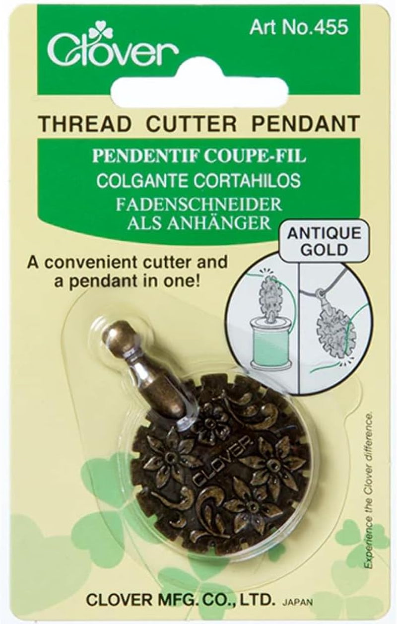Thread Cutter Pendant Antique Gold, 1