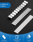 Flexible Polymer Clay Cutters Clay Slicer Blade Carbon Steel Blade Clay Cutter Blade Polymer Clay Cutting Slicing Tools for Clay DIY Shaping Modelling Slicing Sculpting, Straight and Wave (5)
