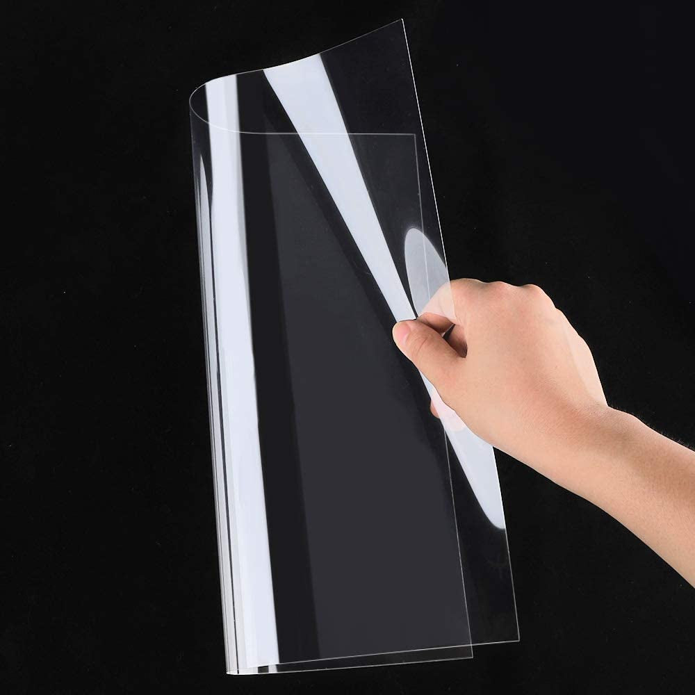 36 Pieces 6Mil Clear Plastic Acetate Sheet for Craft, 12X12 Inch, Blank Stencil Sheets, Mylar Templates for Vinyl Cutting