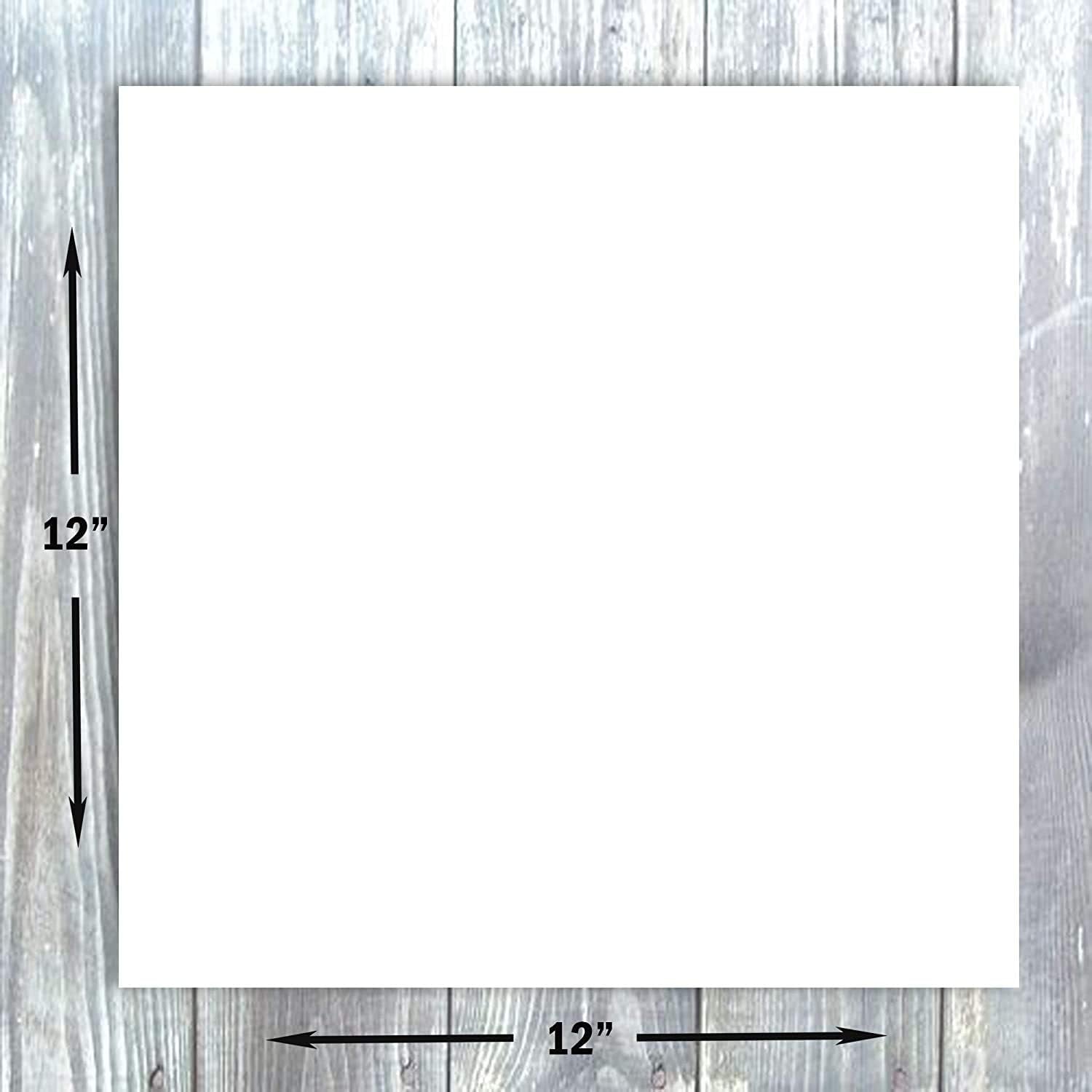 White Cardstock Scrapbook Paper 12X12 65Lb Card Stock – 25 Pack (Bright)
