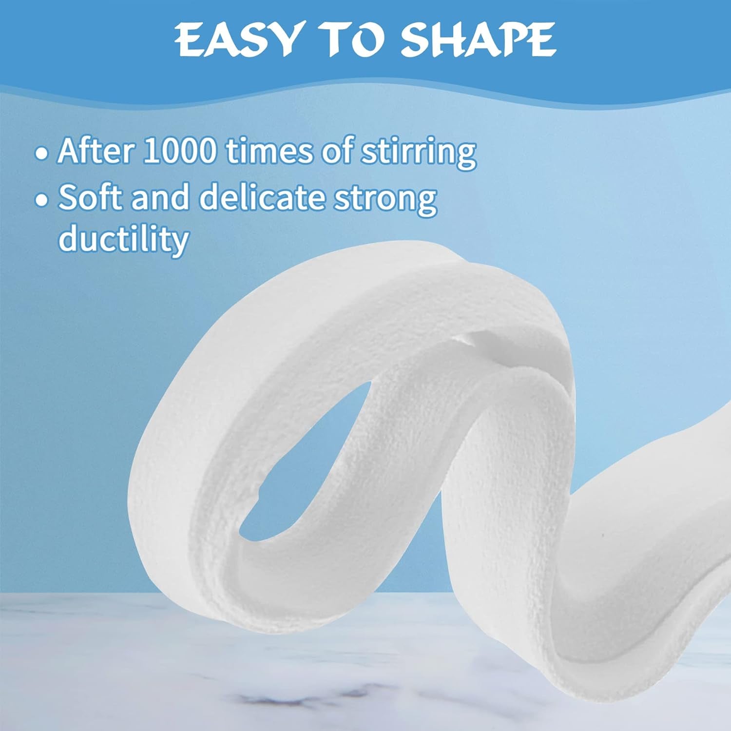 Foam Soft Clay for Slime, 500G(17.6OZ) Lightweight Moldable Air Dry Clay Suitable for DIY Creative Art Design/Creative Crafts Sanding or Shaping with Sculpting Tools,White