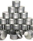 Candle Tin 24 Piece, 4 Oz, for Candle Making