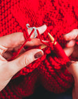 Adjustable Crochet Ring for Finger,Braided Knitting Ring with Plastic Box Yarn Tension Rings for Crocheting Knitting Accessories 2 Styles Silver
