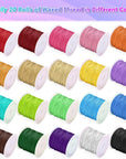 20 Rolls Wax String for Bracelet Making, Waxed Thread Bracelet Cord, Waxed Polyester Cord Bracelet Rope for DIY Bracelets, Necklace and Macrame