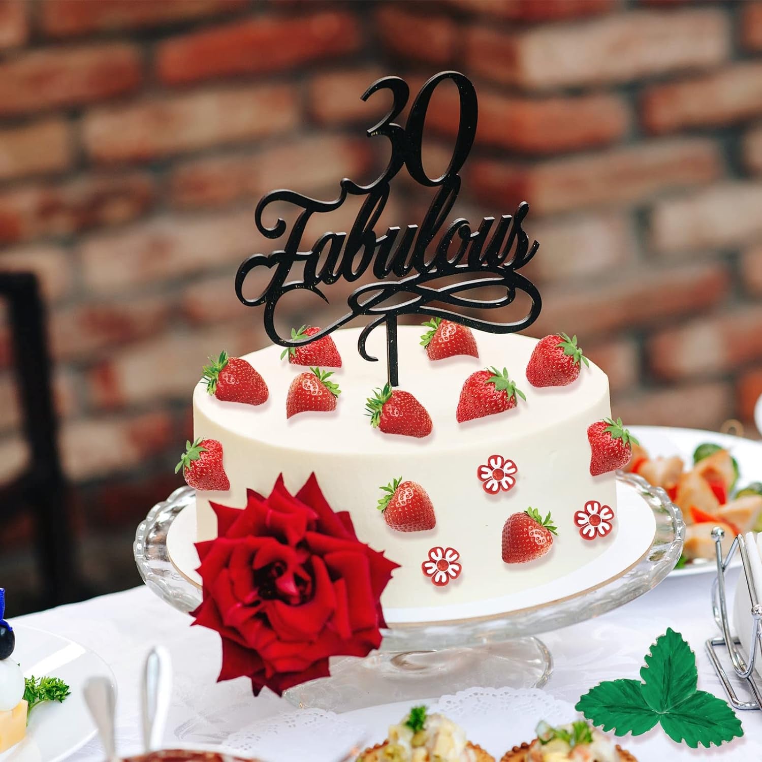 3 Pcs 3D Strawberry and Flowers Silicone Mold Strawberry Baking Mold Fruit Fondant Mold Handmade Candy Jelly Bakeware for Baking Chocolate Pan Cake Kid Cupcake Soap Candle Clay Resin Wax Making