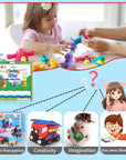Air Dry Clay 50 Colors-Diy Modeling Clay Starter Kit with Sculpting Tools, Great Gift for Artistic Kids