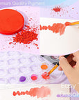 Paint Set, 48 Colors Non-Toxic Watercolor Paint with a Brush Refillable a Water Brush Pen and Palette, Washable Water Color Paints Sets for Kids, Adults，And Artists