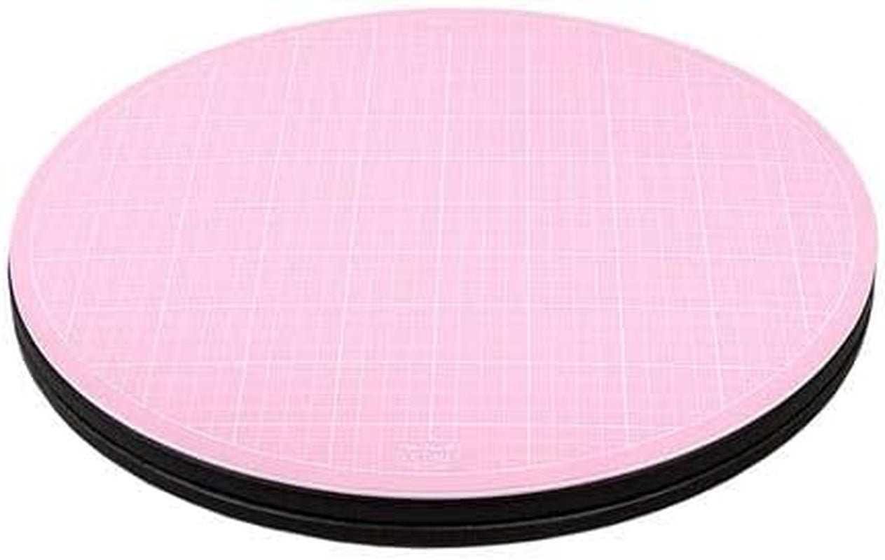 Pink 10" Rotating Cutting Mat EPP English Paper Piecing Patchwork Sewing Quilting Self Healing