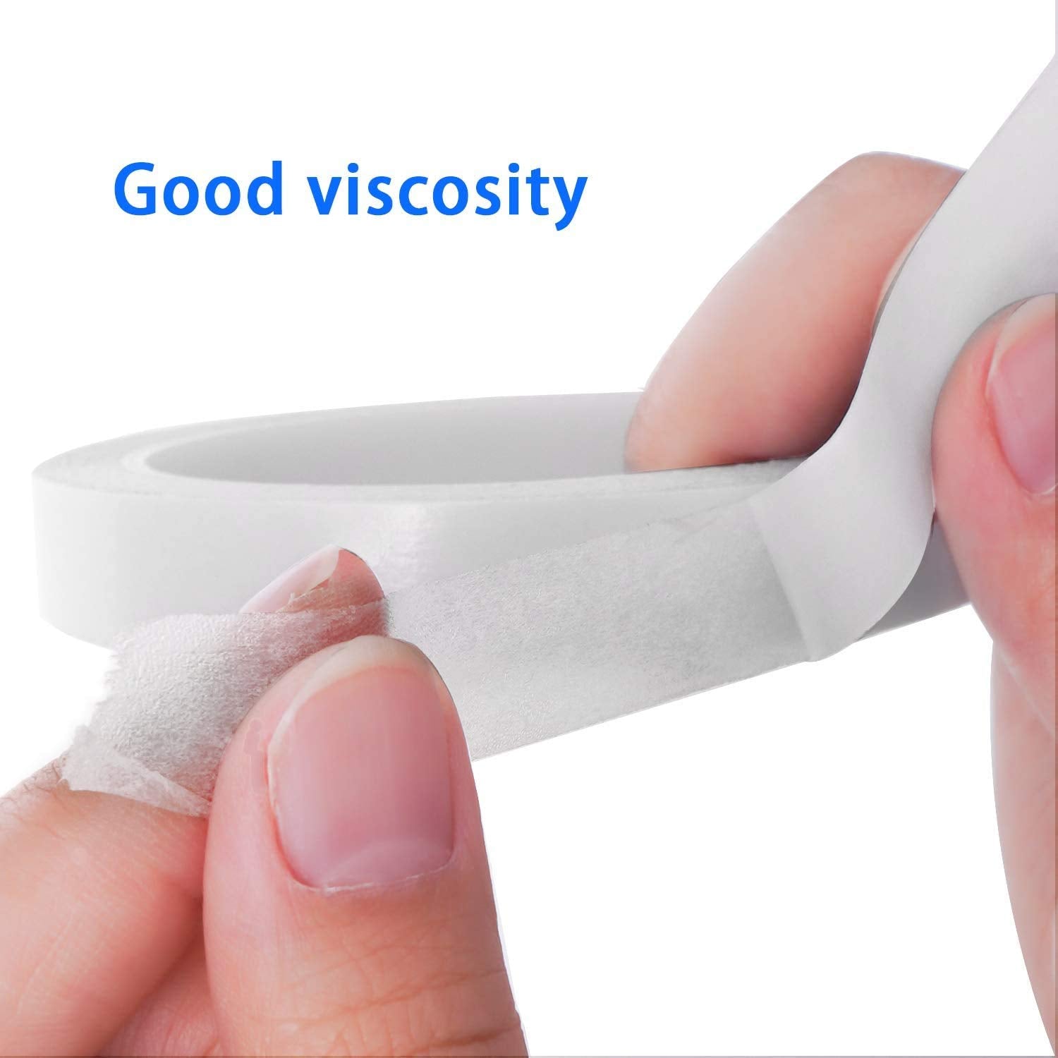 Double-Sided Tape for Arts, Crafts, Photography, Scrapbooking, Tear-By-Hand, Paper Backing (8 Rolls) 6Mm Width