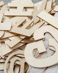 162 Pieces 2 Inch Wooden Letters with Storage Tray, 2 in Wood Alphabet Letters for Crafts, Small 2" Unfinished Wooden Craft Letters for Wall Decor, DIY, Learning Abcs, 6Pcs for Each Wood Letter