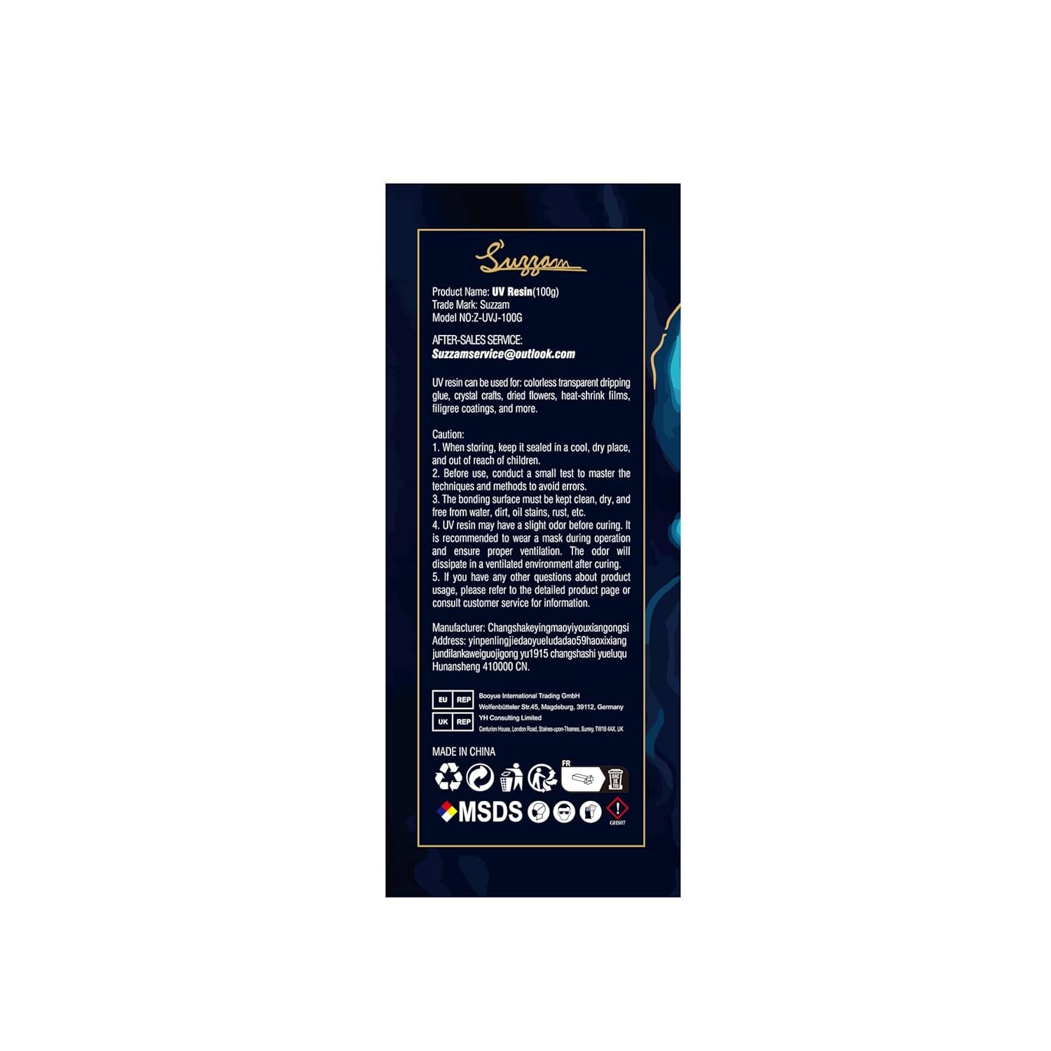 UV Resin 100G No Odor &amp; Low Shrinkage &amp; Low Viscosity, Ultraviolet Fast Curing UV Resin Clear for DIY Crafts, Coating Casting