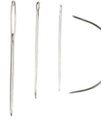 Hand Sewing Needle Kit, Heavy Duty Household Hand Needles for for Home Upholstery Carpet Leather Canvas Repair (7 Pieces)