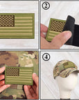 American Flag Patch, 10 Bundle-Set, Tactical Morale Military Patches of USA US for Backpacks Hat Army Gears Etc