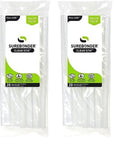 Made in the USA All Purpose Stick Glue Sticks-All Temperature-Clear 7/16" D, 10" L Glue Stick-20 Sticks per Bag