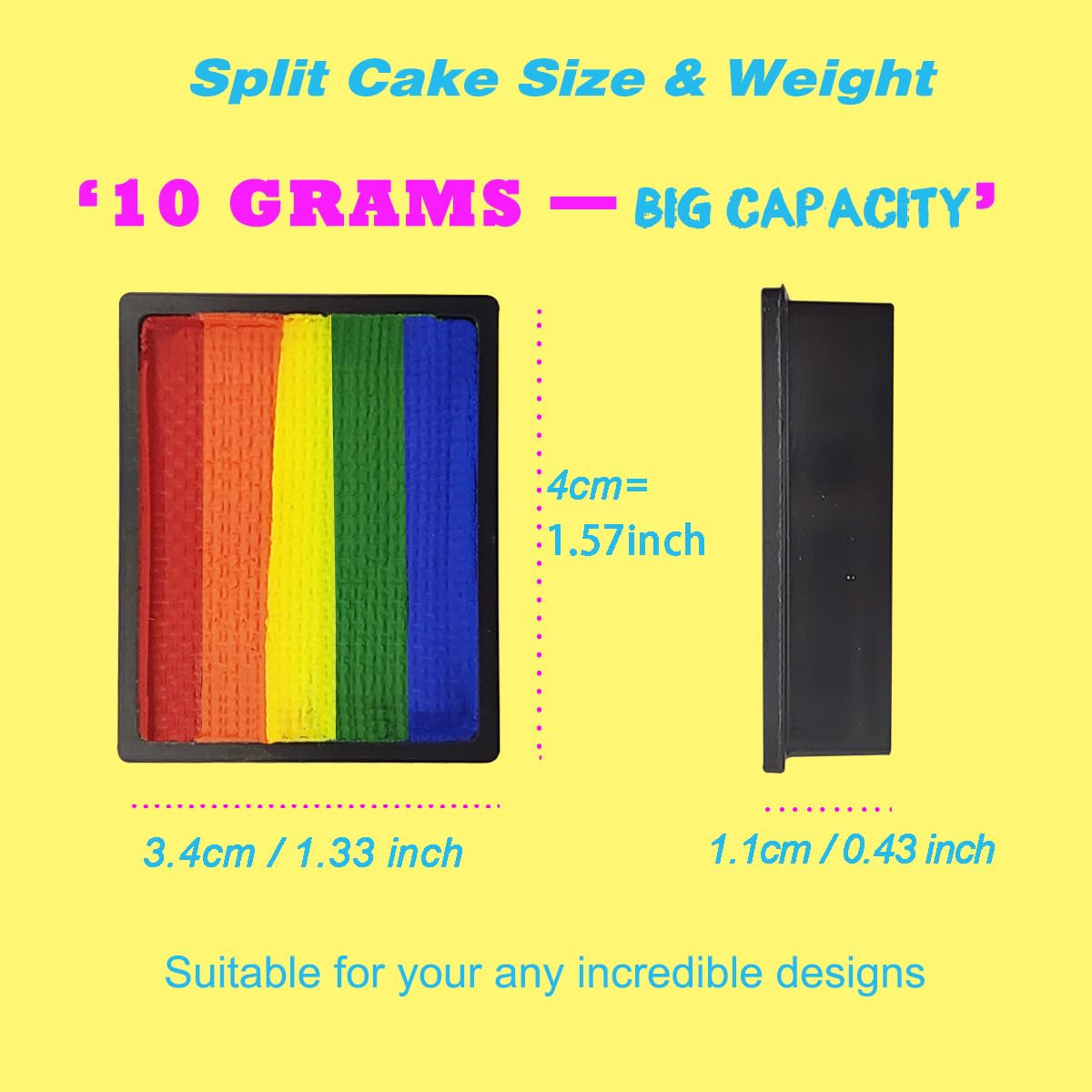 Face Paint Kit Professional Split Cake Face Painting Set for Kids Adults 12X10 Gm with Stencil One Stroke Non Toxic Rainbow Flora Dolphin Unicorn Flame Body Paint Halloween Christmas Makeup