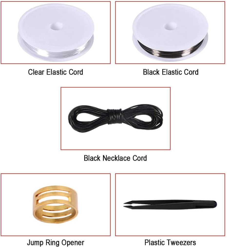 Jewelry Repair Kit with Jewelry Pliers, Jewelry Making Tools, Beading String and Jewelry Making Supplies for Jewelry Repair, Jewelry Making and Beading