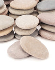 [About 98 PCS - 103 PCS](18.1 Pounds) Painting Rocks,2.23"-3.68" River Rocks,Flat Stones