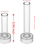 Taper Candle Mold Set-2Pc Pillar Candle Molds -Perfect for Making Emergency Candles, Chime Candles, Table Candles-30 Ft. of Wick, a Mold Sealer and 2 Candle Wick Clips Included as a Gift.