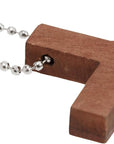 50-Pack Mini Wooden Cross Keychains Bulk for Christian Party Favors, Easter Crafts, Necklace and Bracelet Charms for Jewelry Making (1.2X1.7 In)