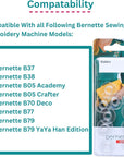 Bobbins [10 Pack] Compatable with  Sewing and Embroidery Machine Models B79, B77, B70, B37, B38, B05 Academy, B05 Crafter, and B79 Yaya Han Edition