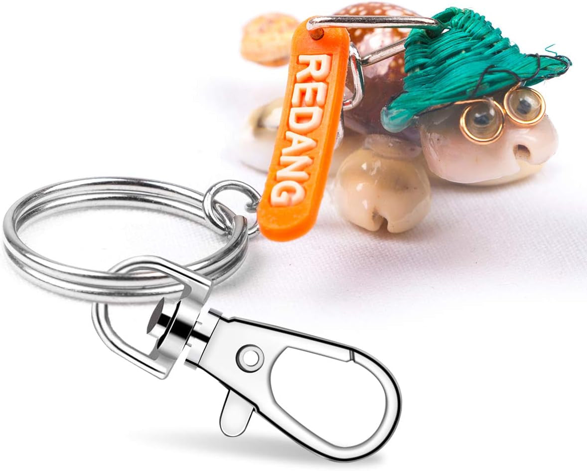 100 Pcs Swivel Snap Hook and Key Rings with Chain and Jump Rings for Keychain Lanyard DIY Jewelry Crafts Accessories(50 Pcs Lanyard Snap Hooks+50 Pcs Keychain Rings with Jump Rings)
