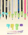Pen Adapters for Cricut Joy and Joy Xtra, 8 Pack Pen Holders Accessories Tools Compatible with (Sharpie/Pilot/Bic/Um153/Cricut) Pens