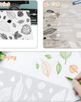 36 Pieces 6Mil Clear Plastic Acetate Sheet for Craft, 12X12 Inch, Blank Stencil Sheets, Mylar Templates for Vinyl Cutting