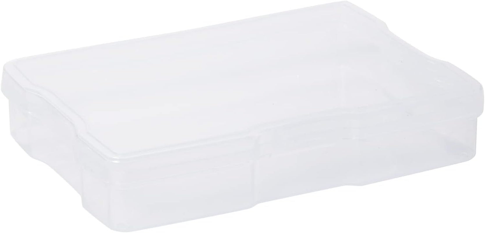 24 Photo Storage Boxes for 4X6 Pictures, Photo Organizer Storage Containers with 40 Blank Labels (Clear, 64 Total Pieces)