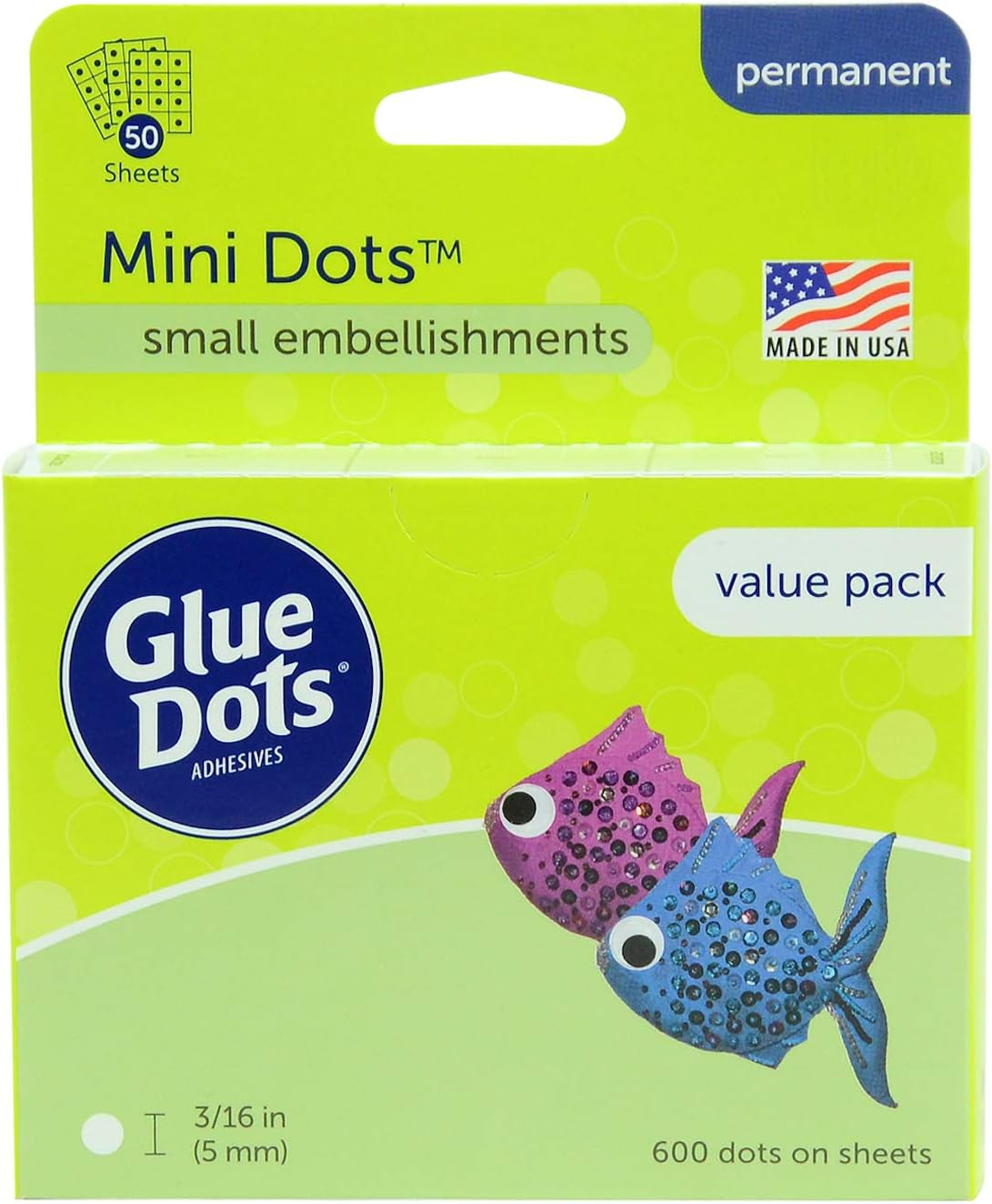 Clear Dot Roll, Ultra Thin .375" 300/Pkg - 174922