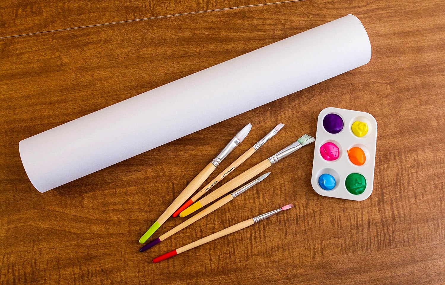 2 Pack of 18-Inch Easel Paper Roll for Arts & Crafts, Fits Most Standard Kids Easels, 100-Foot Rolls, 18"X100'