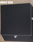 100 Sheets Black Cardstock, 12 X 12 Inch Craft Paper 230Gsm Construction Paper for Crafts Printer Invitations Card Making