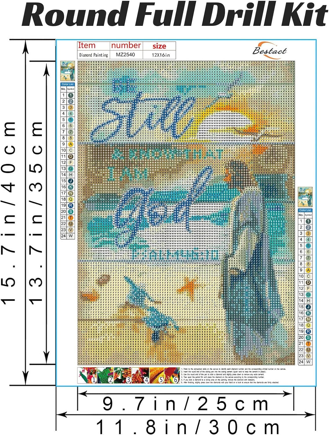 Diamond Painting Kits,Diamond Art Kit for Adults Full round Drill,Paint with Diamond for Gift,Wall Decor