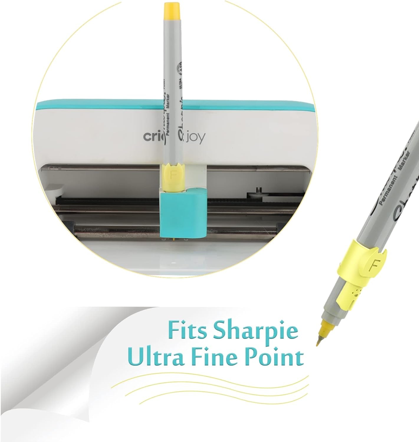 Pen Adapters for Cricut Joy and Joy Xtra, 8 Pack Pen Holders Accessories Tools Compatible with (Sharpie/Pilot/Bic/Um153/Cricut) Pens