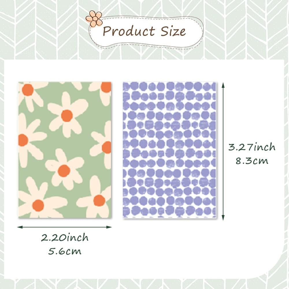 500 Sheets Vintage Scrapbook Paper Supplies , Aesthetic Paper Decorative Sheet of Paper , Scrap Book Material for DIY Scrapbooks Journal Photo Album Crafts(3.35 X 2.17 In)