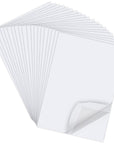 A4 Size 8.3X11.5 Inch Clear Double Sided Adhesive Tape Sheets, Super Strong Sticky Tape, DIY Art, Craft, Home Decorative Tape with White Liner (20)