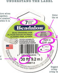 7 Strand Stainless Steel Bead Stringing Wire, 0.018 in / 0.46 Mm, Bright, 100 Ft / 31 M