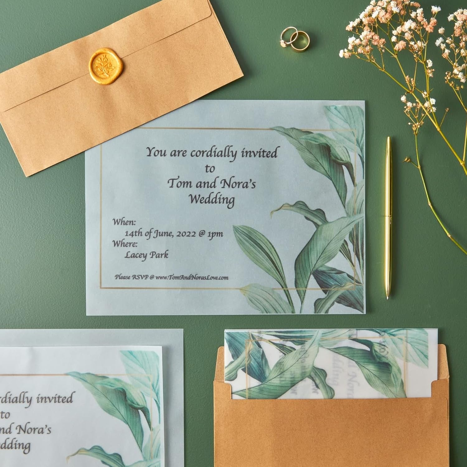 100 Sheets 8.5 X 11 in Translucent Vellum Paper - 93Gsm/63Lb Printable Tracing Paper for Invitation, Sketching & Card Overlays - Tracing Paper for Printer - Vellum Paper for Invitations