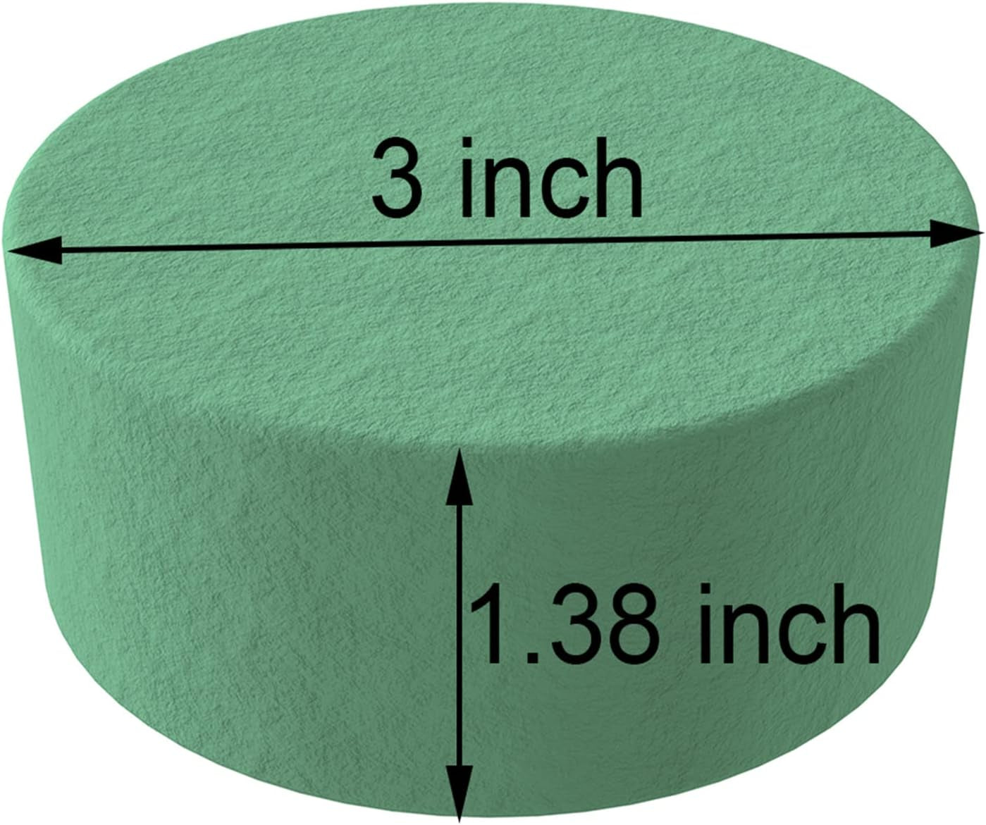 12 Pcs 3 Inch Flower Foam Block round DIY Flower Arrangement Kit Wet Flower Foam for Artificial Flowers, Wedding Aisle Flowers, Party Decoration