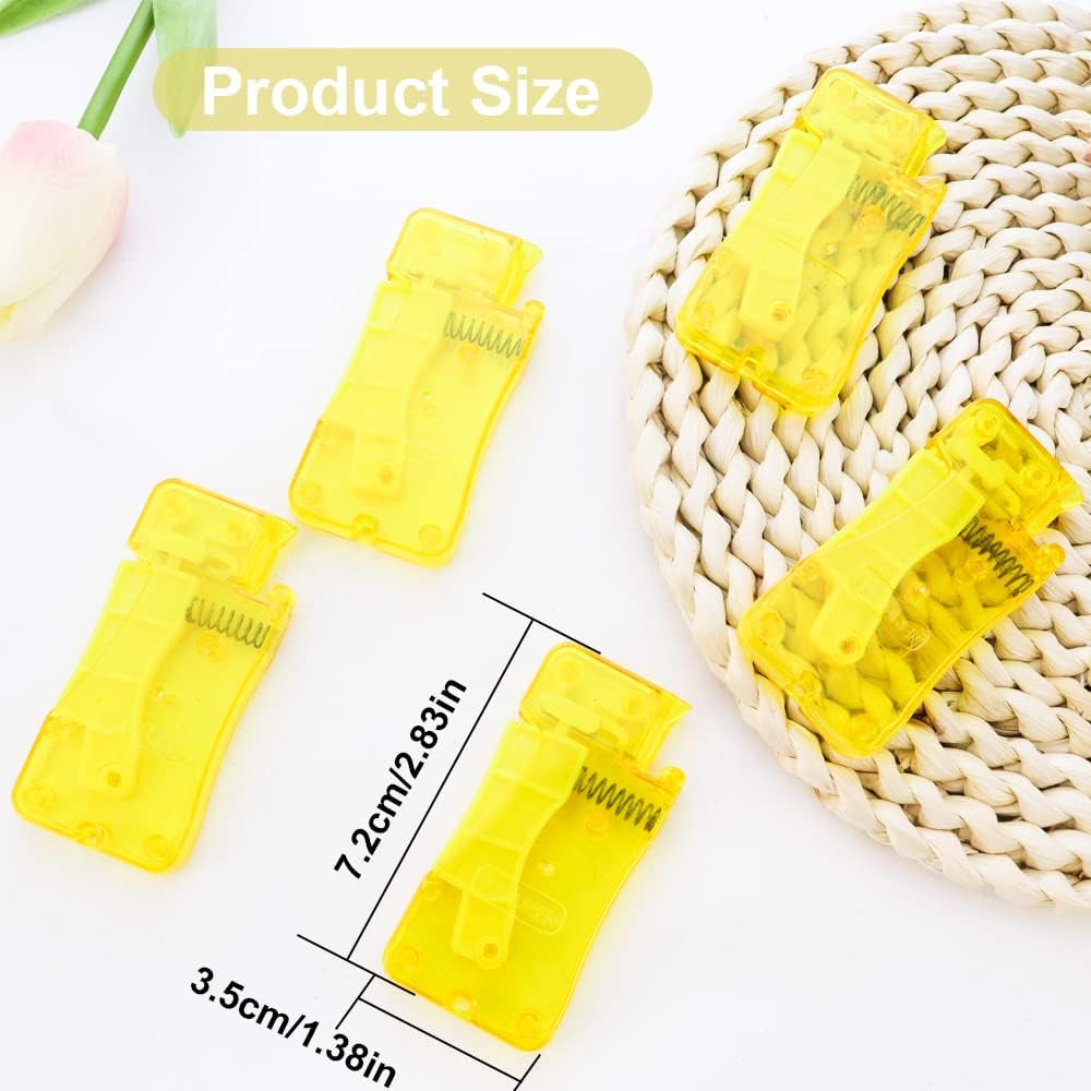 5 Pcs Automatic Needle Threader Easy Needle Threader Tool Self-Thread Guide Plastic Sewing Accessories Sewing Needle Device for Hand Stitching and Sewing Machine Quick Needle Threading