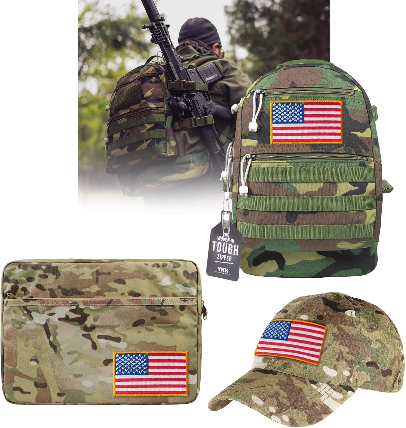 American Flag Embroidered Patches,Government Issue Military Surplus,Vest Size Tactical Military Morale Flag Patch,Hook and Loop USA Flag Patches Set for Caps,Bags,Backpacks,Tactical Vest,1-Pack