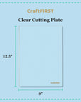 9 X 12.5" Clear Cutting Plates Die Cutting Machine Accessaries Pack of 2