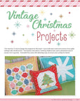 Vintage Christ Mas Quilt Book by Lori Holt of Bee in My Bonnet, 11 X 9 X 1