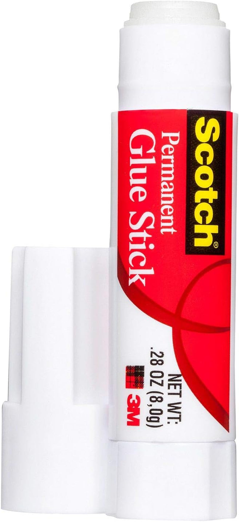 Scotch MMM600824S Permanent Glue Stick (Pack of 24), Clear
