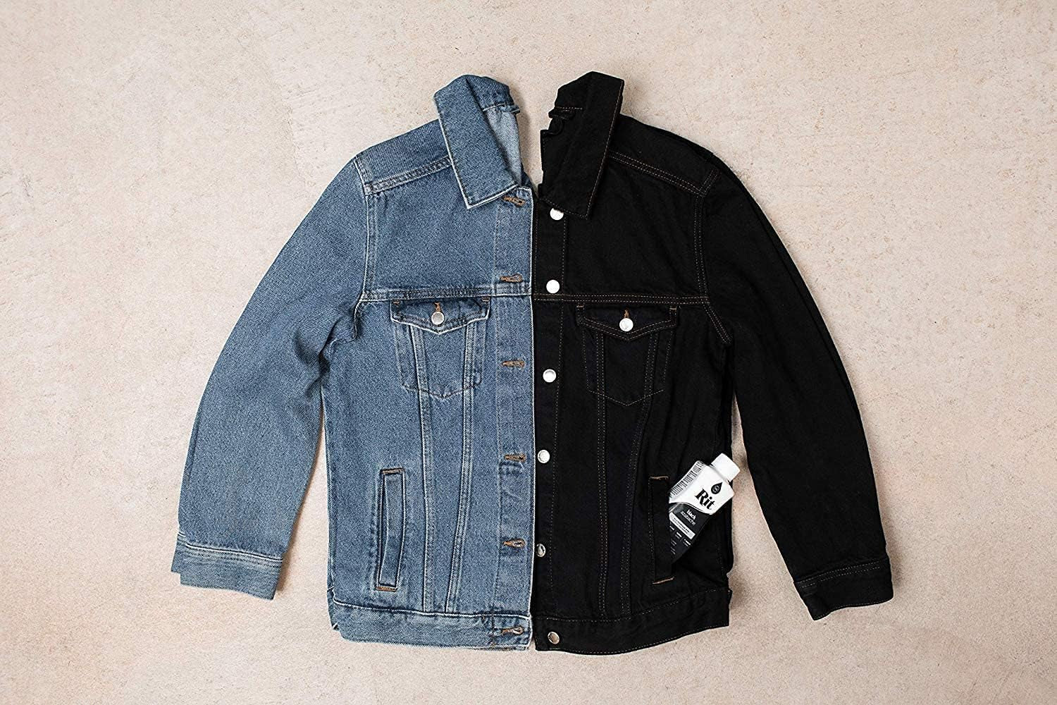 Liquid Fabric Dye, 8 Fl Oz, Black, 2-Pack