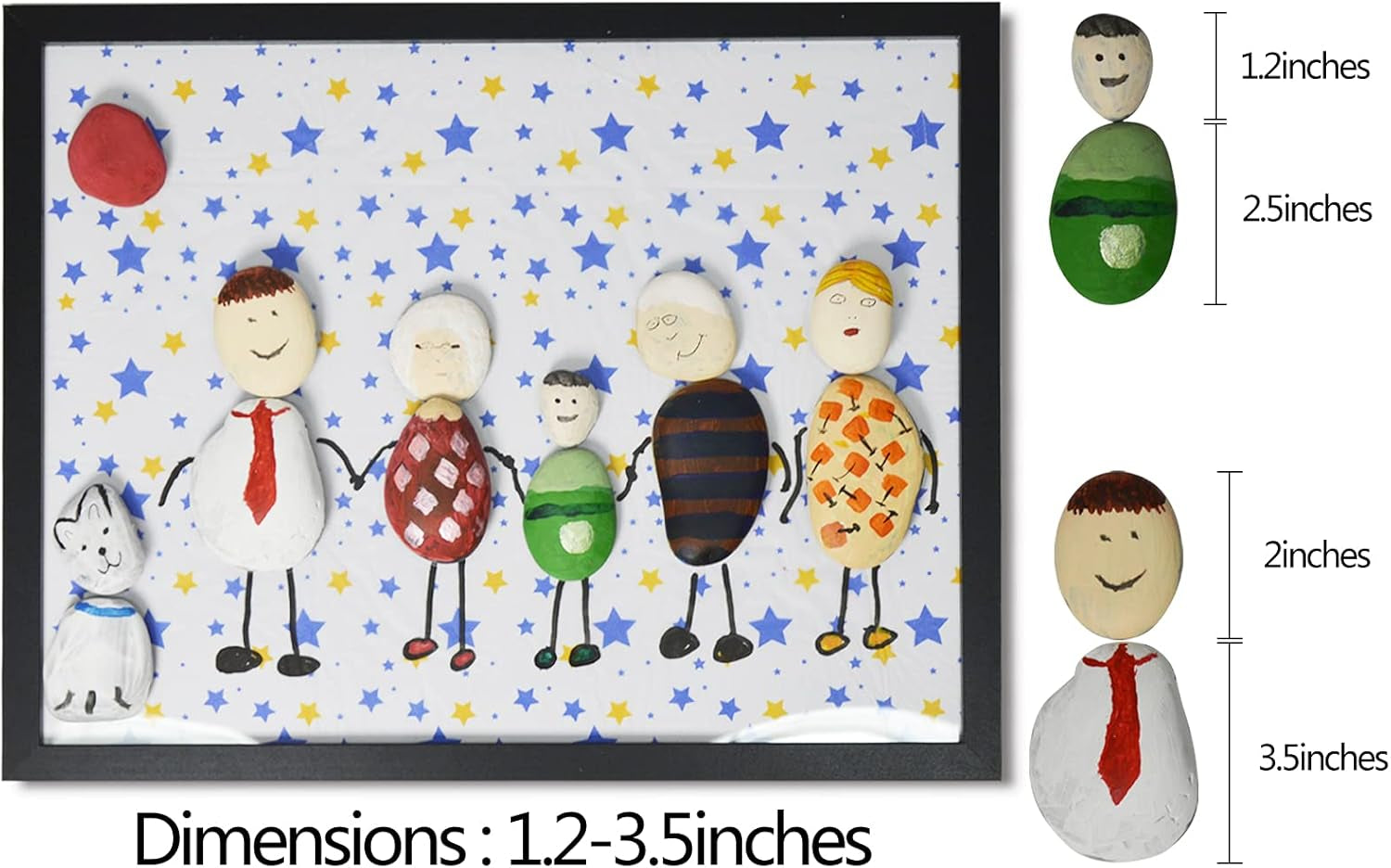 30 Rocks for Painting, 1.2-3.5 Inches Painting Rocks Bulk, Smooth River Rocks for Painting, Craft Rocks for Painting, Kindness Rocks, Outdoor Garden Rock Art, Kids Crafts Painting Rock