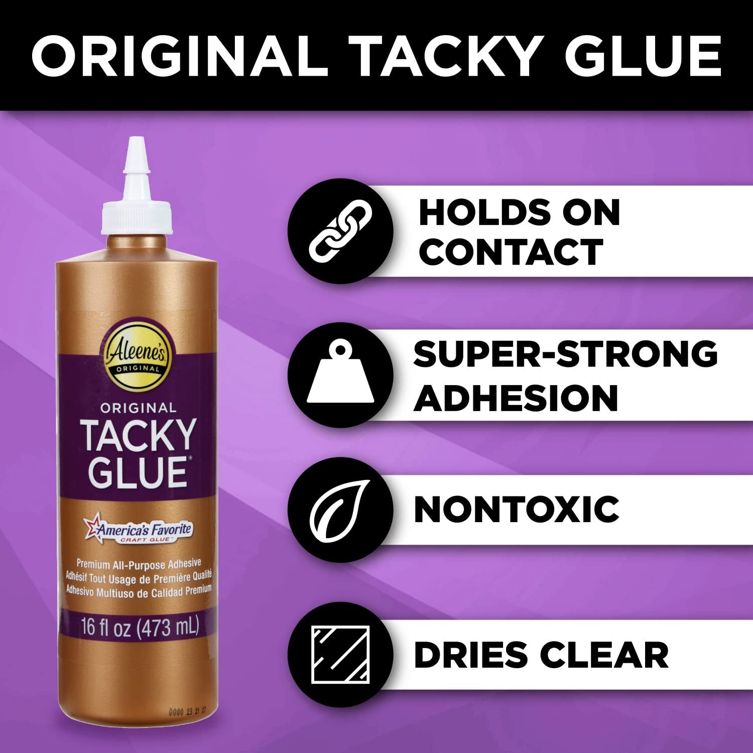 Tacky 16 Fl Oz, Glue, 16 FL OZ, Craft Supplies, School Supplies, 16 FL OZ