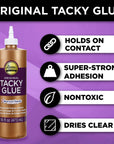 Tacky 16 Fl Oz, Glue, 16 FL OZ, Craft Supplies, School Supplies, 16 FL OZ