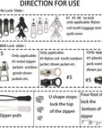 Zipper Repair Kit 255 Pcs Zipper Replacement Kit with Zipper Install Pliers Tool and Zipper Extension Pulls for Clothing Jackets Purses Luggage Backpacks Tents Sleeping Bag